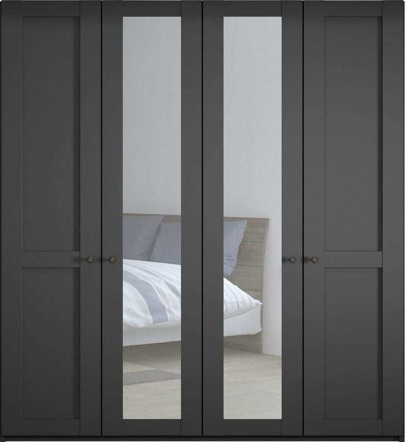 WIEMANN Draaideurkast Göteborg met 95° openingshoek made in Germany inclusief spiegel en deurdemper moderne landelijke stijl - Foto 2