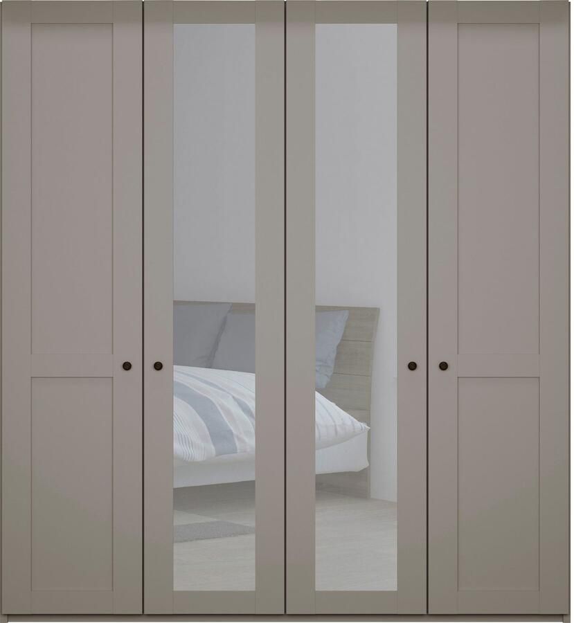 WIEMANN Draaideurkast Göteborg met 95° openingshoek made in Germany inclusief spiegel en deurdemper moderne landelijke stijl - Foto 2