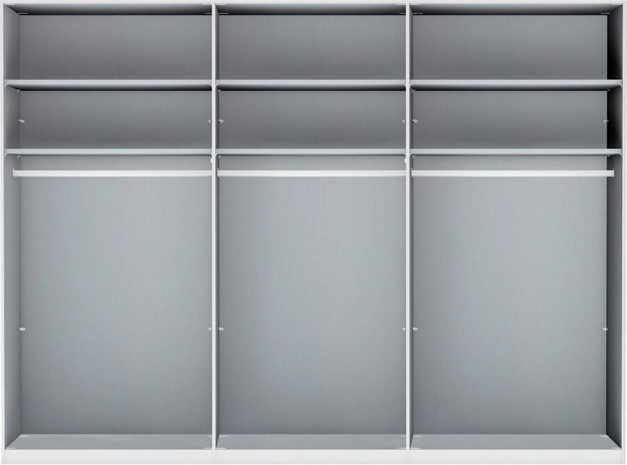 WIEMANN Draaideurkast Monaco Kledingkast Kast Linnenkast met elegant glazen front - Foto 5