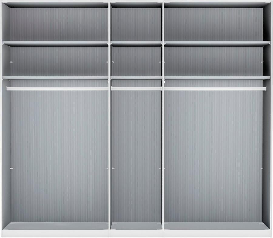 WIEMANN Draaideurkast Monaco Kledingkast Kast Linnenkast met elegant glazen front - Foto 4