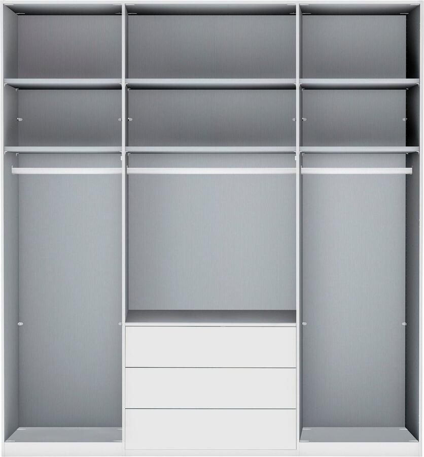 WIEMANN Draaideurkast Monaco met glazen front en hoogwaardig beslag inclusief demping - Foto 2