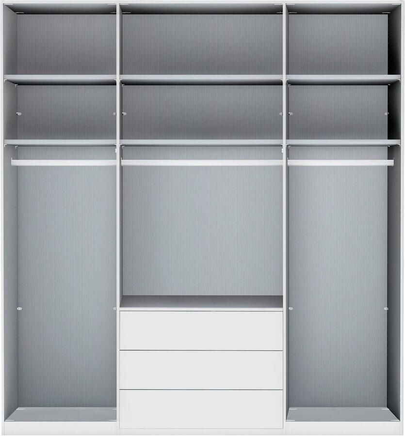 WIEMANN Draaideurkast Monaco met glazen front en hoogwaardig beslag inclusief demping - Foto 2