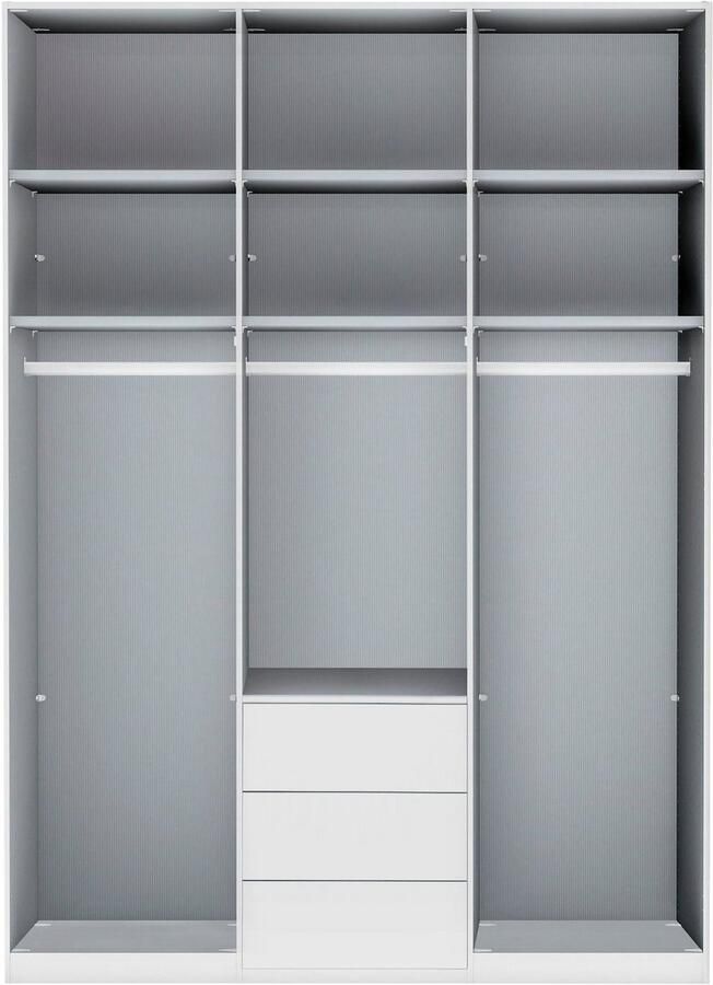 WIEMANN Draaideurkast Monaco met glazen front en hoogwaardig beslag inclusief demping - Foto 2