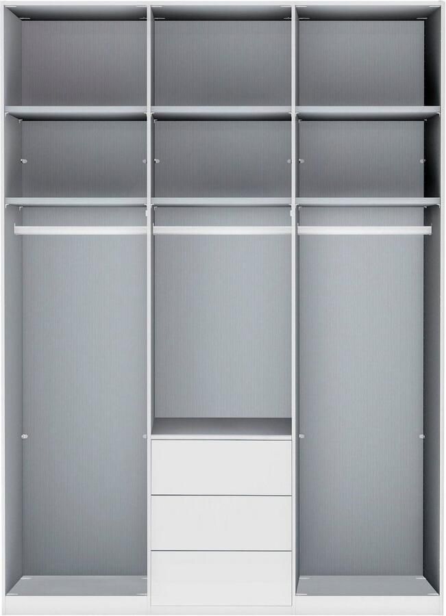 WIEMANN Draaideurkast Monaco met glazen front en hoogwaardig beslag inclusief demping - Foto 2