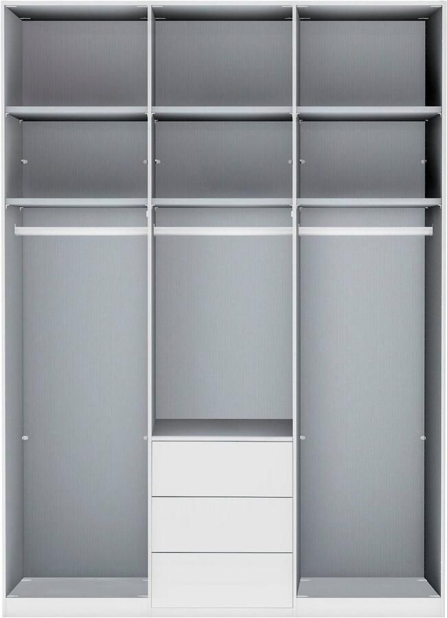 WIEMANN Draaideurkast Monaco met glazen front en hoogwaardig beslag inclusief demping - Foto 2