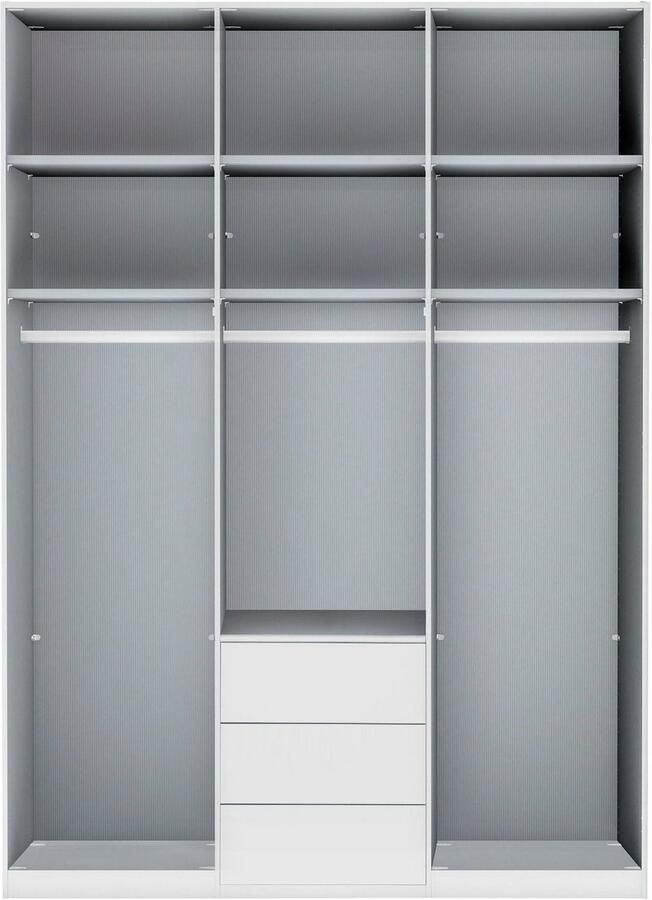 WIEMANN Draaideurkast Monaco met glazen front en hoogwaardig beslag inclusief demping - Foto 2