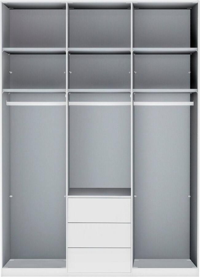 WIEMANN Draaideurkast Monaco met glazen front en hoogwaardig beslag inclusief demping - Foto 2