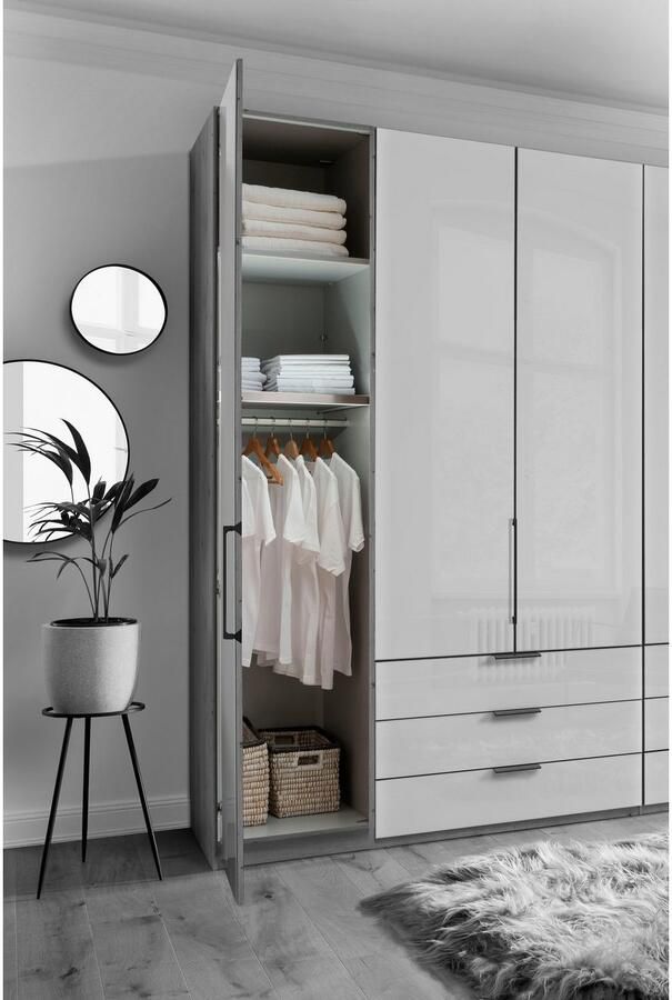 WIEMANN Draaideurkast Monaco met glazen front en hoogwaardig beslag inclusief demping - Foto 4