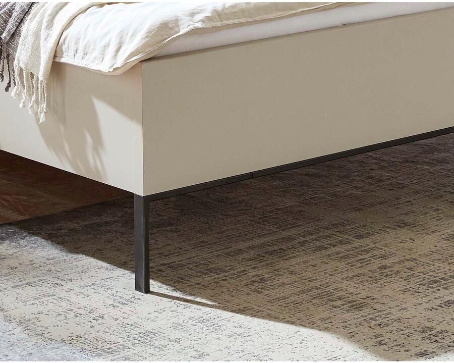 WIEMANN Futonbed Asti Afwerking imitatie wit eiken slede in leisteen - Foto 2