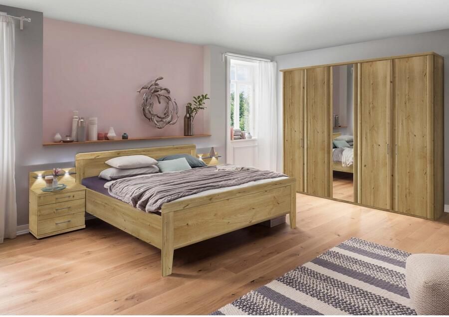 BBright B Bright Bed Bienne Tradi 180 x 200 cm bianco eiche - Foto 2