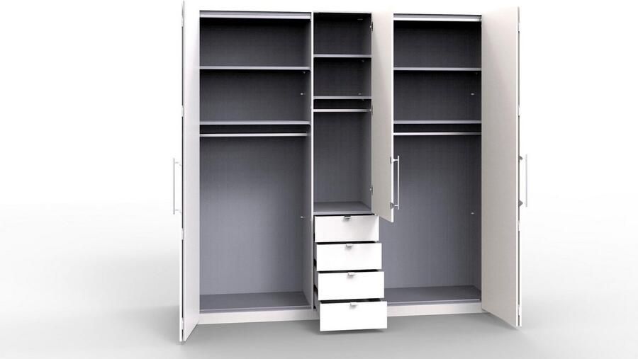 WIEMANN Kledingkast Loft Glazen front - Foto 6