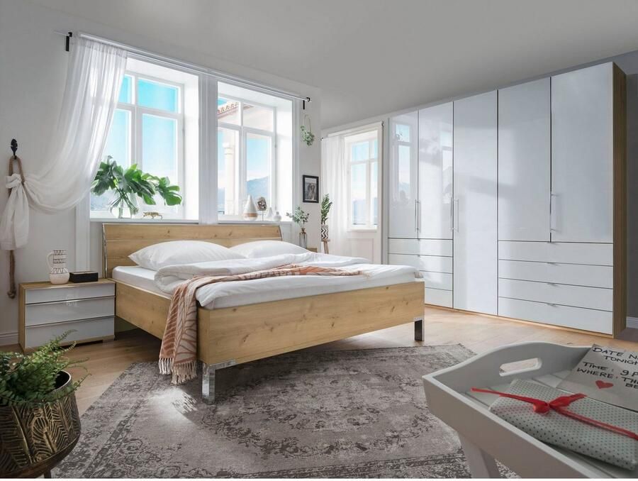 WIEMANN Vouwdeurkast Loft Kledingkast Kast Linnenkast met glazen front - Foto 3