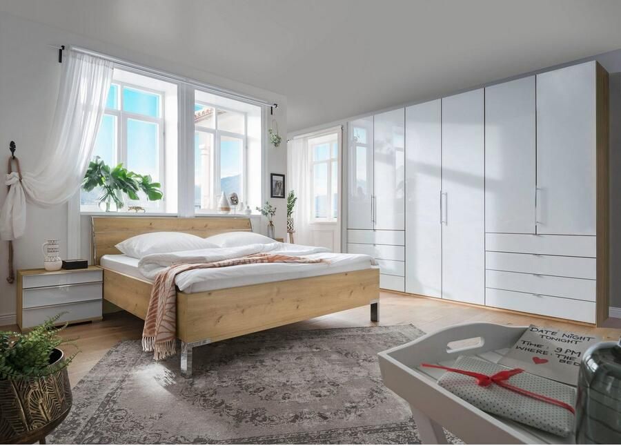 WIEMANN Vouwdeurkast Loft Kledingkast Kast Linnenkast met glazen front - Foto 3