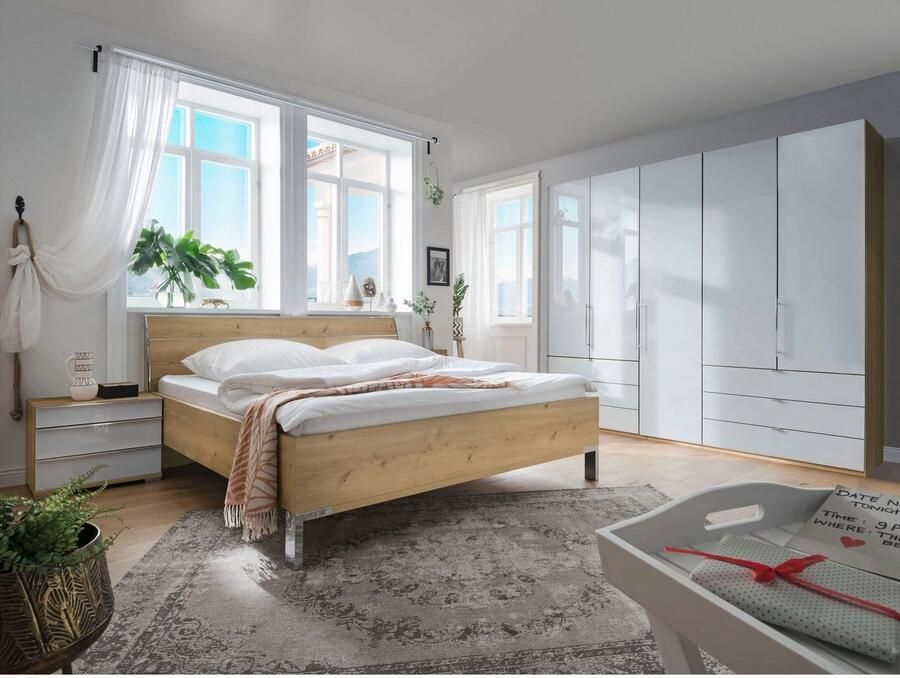 WIEMANN Vouwdeurkast Loft Kledingkast Kast Linnenkast met glazen front - Foto 3