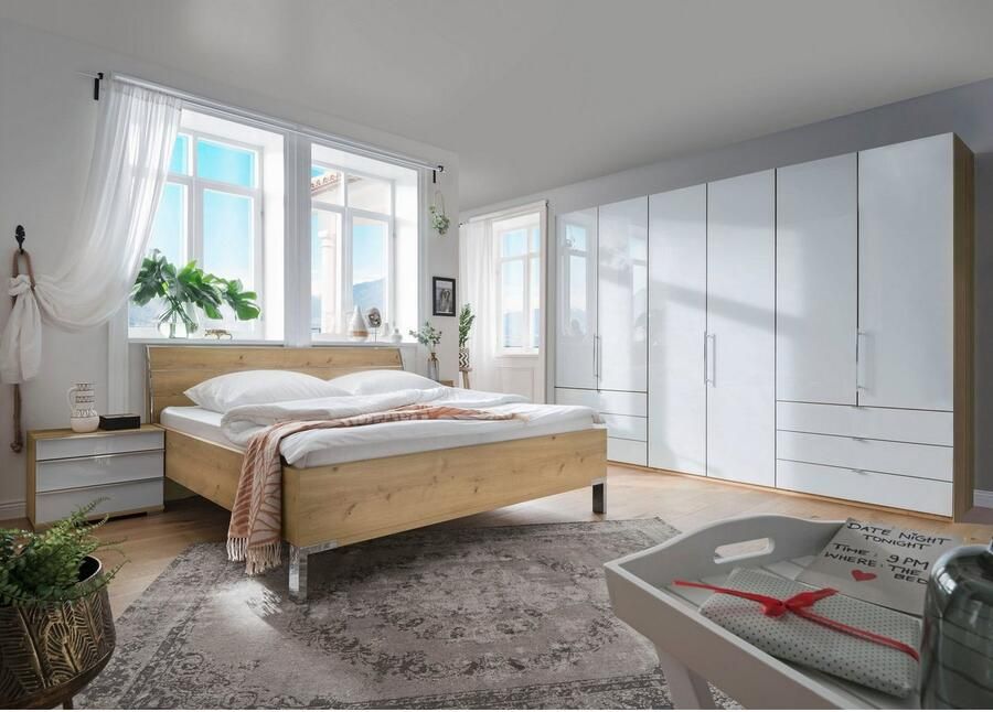 WIEMANN Vouwdeurkast Loft Kledingkast Kast Linnenkast met glazen front - Foto 2