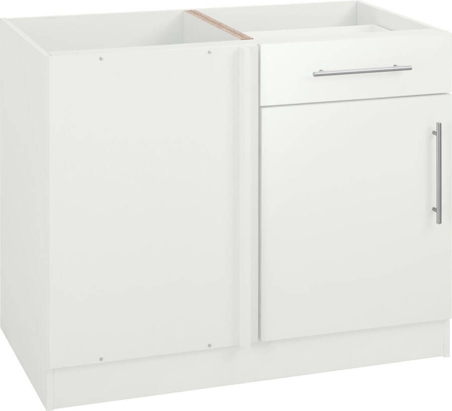 Wiho Küchen Hoekonderkast Cali 100 cm breed ontwerpafmeting 110 cm zonder werkblad - Foto 8