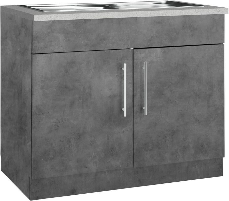 Wiho Küchen Gootsteenkast Cali 100 cm breed