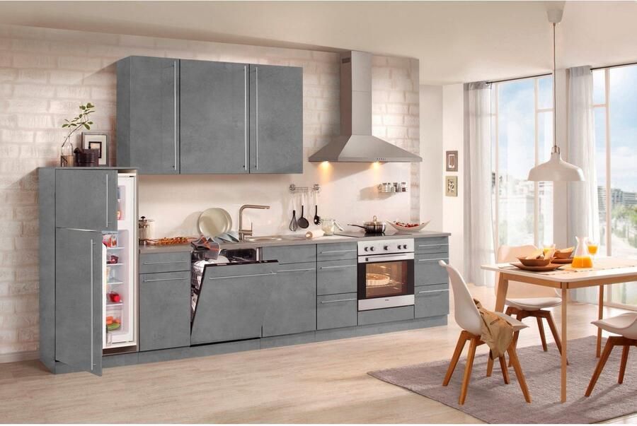 Wiho Küchen Gootsteenkast Chicago 110 cm breed inclusief deur voet voor vaatwassers - Foto 2