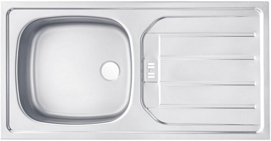 Wiho Küchen Gootsteenkast Erla 110 cm breed inclusief deur voet voor vaatwassers - Foto 5