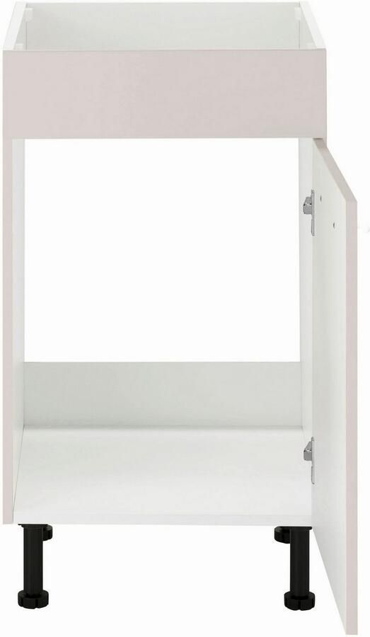 Wiho Küchen Gootsteenkast Nisos 50 cm breed met verstelbare voeten zonder werkblad