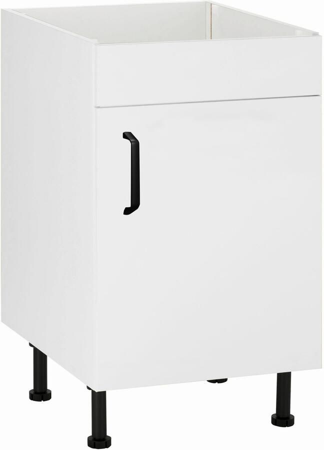 Wiho Küchen Gootsteenkast Simi 50 cm breed met verstelbare voeten zonder werkblad - Foto 3