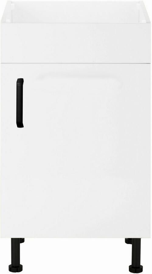 Wiho Küchen Gootsteenkast Simi 50 cm breed met verstelbare voeten zonder werkblad - Foto 2