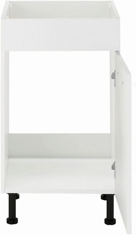 Wiho Küchen Gootsteenkast Simi 50 cm breed met verstelbare voeten zonder werkblad