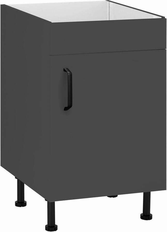 Wiho Küchen Gootsteenkast Simi 50 cm breed met verstelbare voeten zonder werkblad - Foto 3