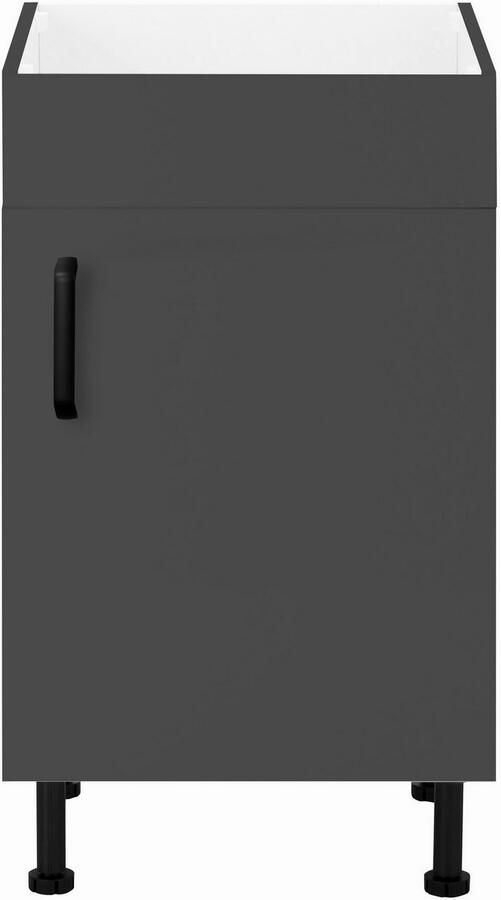 Wiho Küchen Gootsteenkast Simi 50 cm breed met verstelbare voeten zonder werkblad - Foto 2