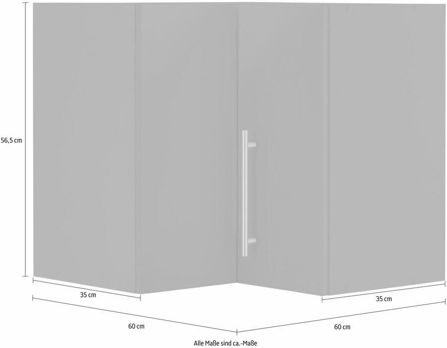 Wiho Küchen Hangend hoekkastje Cali 60 cm breed