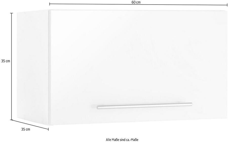 Wiho Küchen Hangend kastje Flexi2 Breedte 60 cm met 1 deur rechts links verwisselbaar - Foto 2