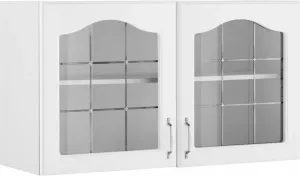 Wiho Küchen Hangend kastje met glasdeur 100 cm breed met 2 glasdeuren