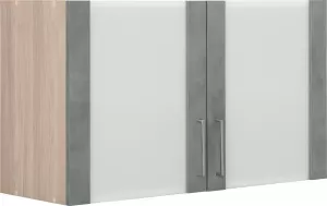 Wiho Küchen Hangend kastje met glasdeur Breedte 100 cm