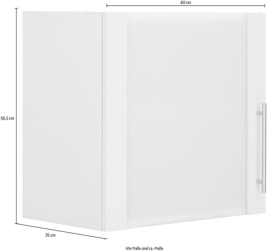 Wiho Küchen Hangend kastje met glasdeur Cali Front met glasinzet - Foto 2