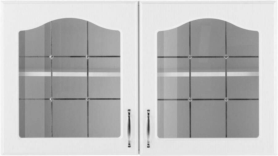 Wiho Küchen Hangend kastje met glasdeur Linz 100 cm breed met 2 glasdeuren - Foto 4