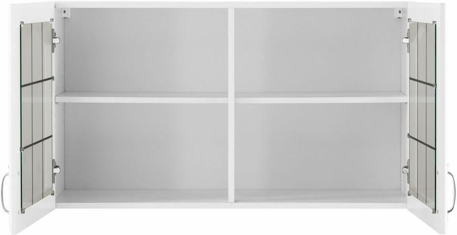 Wiho Küchen Hangend kastje met glasdeur Linz 100 cm breed met 2 glasdeuren - Foto 6