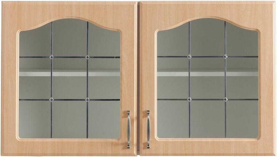 Wiho Küchen Hangend kastje met glasdeur Linz 100 cm breed met 2 glasdeuren - Foto 2