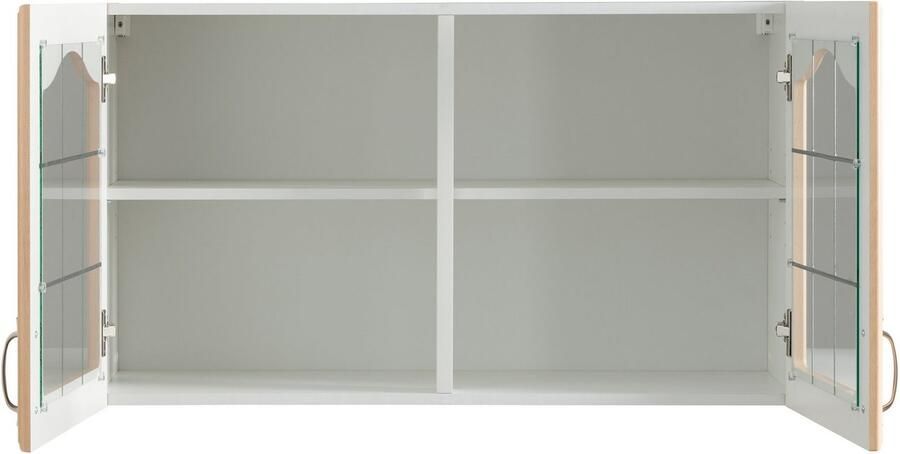 Wiho Küchen Hangend kastje met glasdeur Linz 100 cm breed met 2 glasdeuren - Foto 4