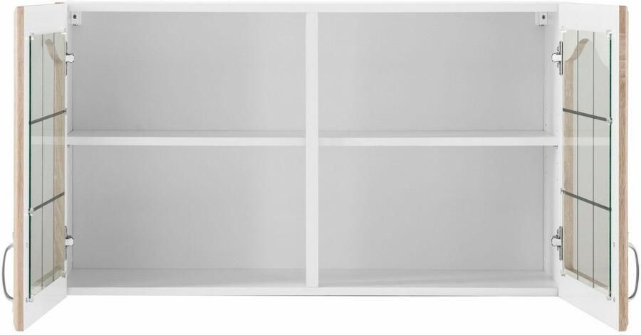 Wiho Küchen Hangend kastje met glasdeur Linz 100 cm breed met 2 glasdeuren - Foto 7