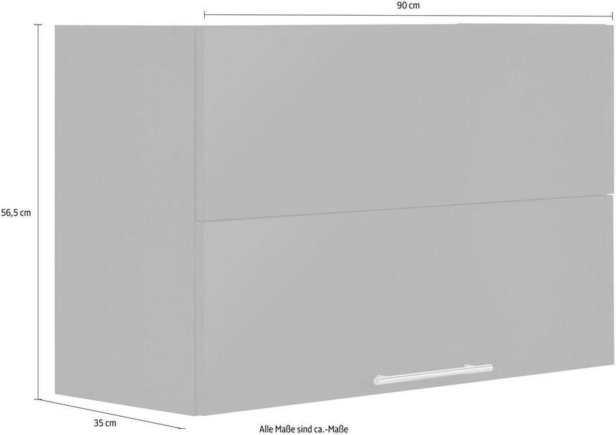 Wiho Küchen Hangend kastje met vouwklep Cali Breedte 90-130 cm - Foto 2