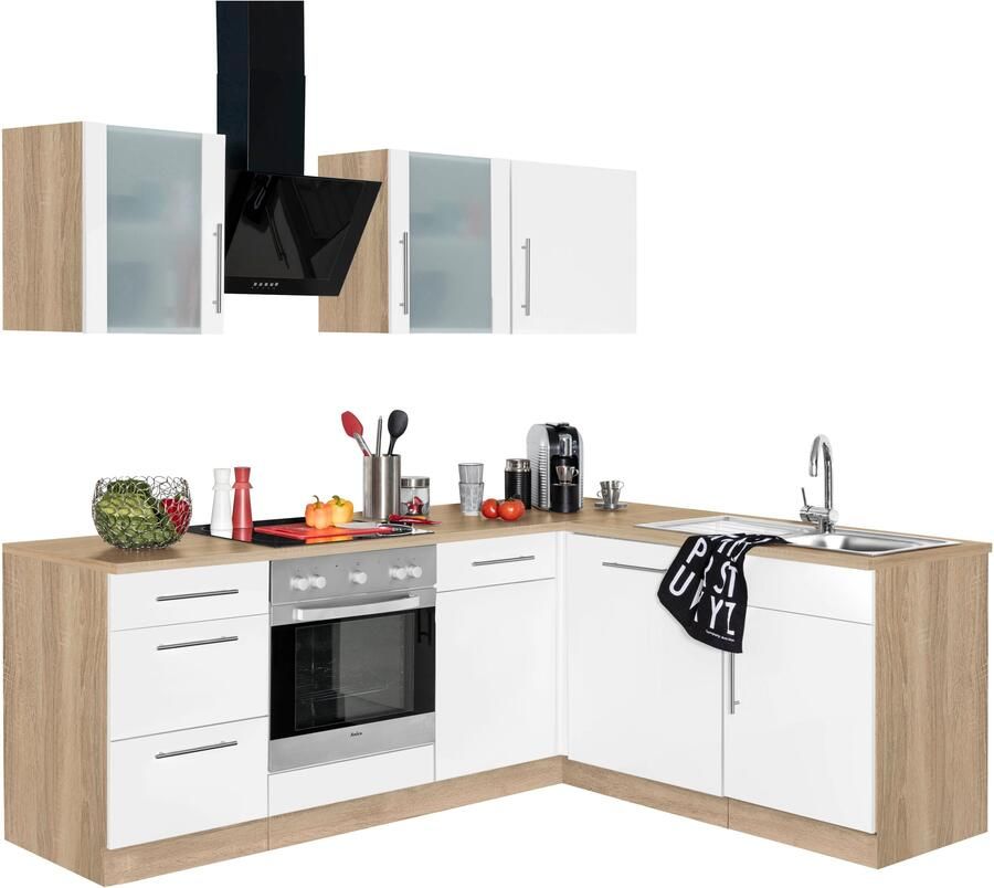 Wiho Küchen Hoekkeuken Cali zonder e-apparaten breedte 220 x 170 cm