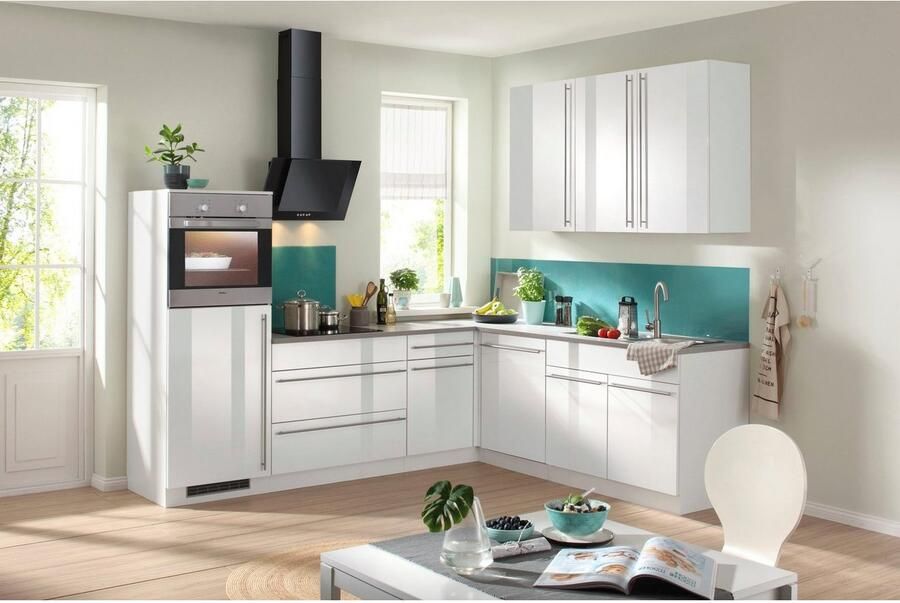 Wiho Küchen Hoekkeuken Chicago zonder elektrische apparaten breedte 260 220 cm - Foto 2