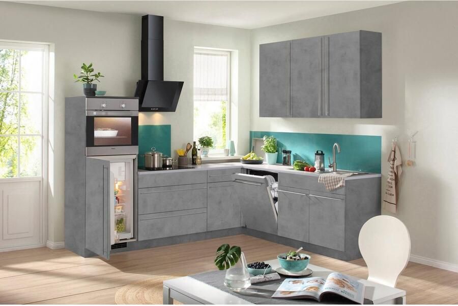 Wiho Küchen Hoekkeuken Chicago zonder elektrische apparaten breedte 260 220 cm - Foto 2