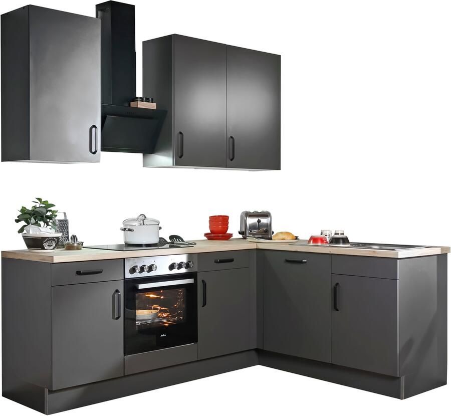 Wiho Küchen Hoekkeuken "Simi" met verstelbare voeten optioneel met elektrische apparaten - Foto 6