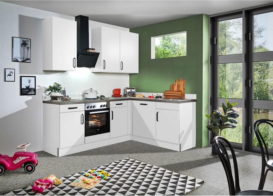 Wiho Küchen Hoekkeuken "Simi" met verstelbare voeten optioneel met elektrische apparaten - Foto 3