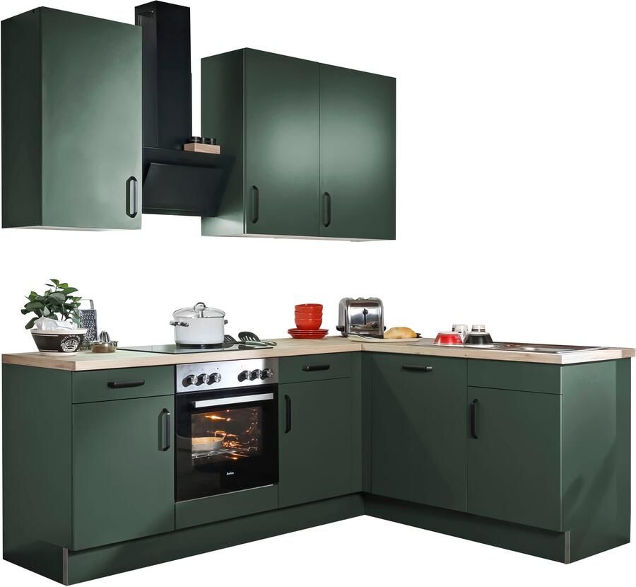 Wiho Küchen Hoekkeuken "Simi" met verstelbare voeten optioneel met elektrische apparaten - Foto 7