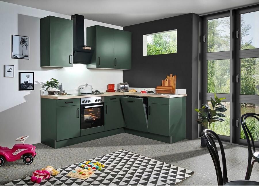 Wiho Küchen Hoekkeuken "Simi" met verstelbare voeten optioneel met elektrische apparaten - Foto 3