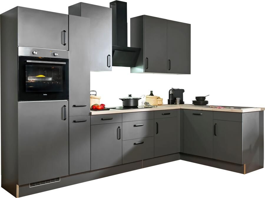 Wiho Küchen Hoekkeuken "Simi" met verstelbare voeten optioneel met elektrische apparaten Soft-close functie in lades & uittrekelementen opstelbreedte 315 175 cm - Foto 8