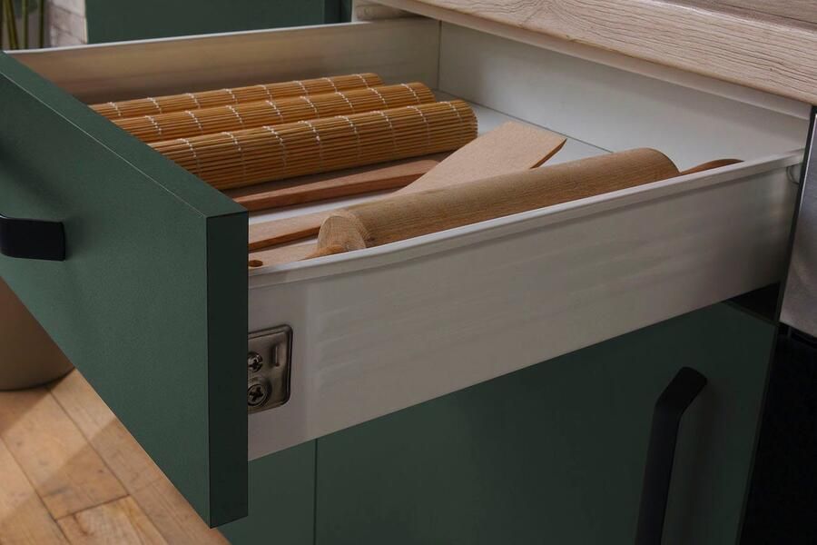 Wiho Küchen Hoekkeuken "Simi" met verstelbare voeten optioneel met elektrische apparaten Soft-close functie in lades & uittrekelementen opstelbreedte 315 175 cm - Foto 7