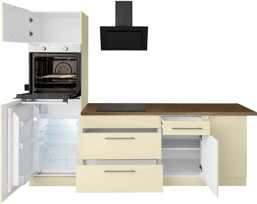 Wiho Küchen Hoekkeuken Unna zonder elektrische apparaten breedte 260 x 220 cm - Foto 3